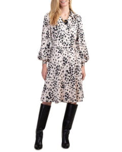 Image of sale on Confidential Printed Wrap Dress