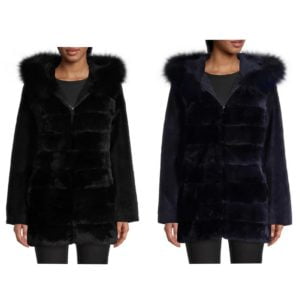 Image of sale on Lamb, Rabbit & Fox Fur Down Coat