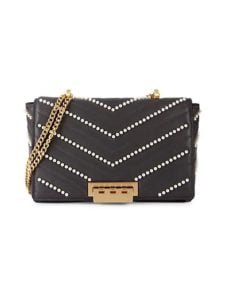 Image of sale on Soft Earthette Jumbo Chain Leather Shoulder Bag