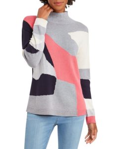 Image of sale on The Bright Way Color Blocked Sweater
