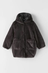 Image of sale on REVERSIBLE FAUX FUR COAT