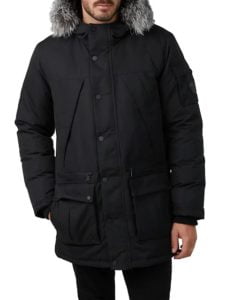 Image of sale on Samson Fox Fur-Trimmed Hooded Down Parka