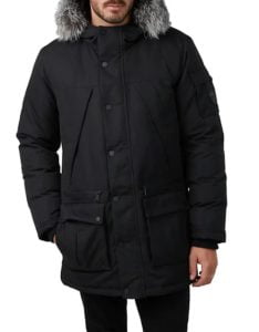 Image of sale on Samson Fox Fur-Trimmed Hooded Down Parka