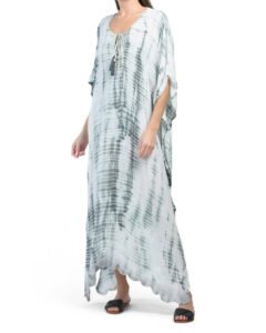 Image of sale on Tie Dye Cover-up Maxi Dress