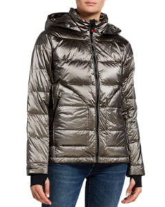 Image of sale on Metallic Boxy Down Jacket, Gray