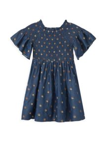 Image of sale on Little Girl’s Smocked Floral Dress