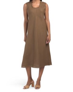 Image of sale on Petite  Linen Dress