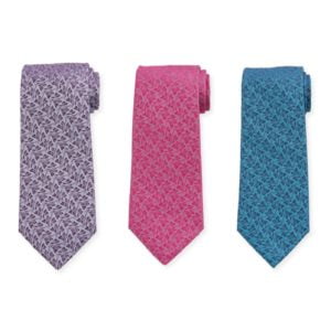 Image of sale on Men’s Large Flowers Silk Tie