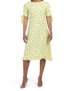 Image of sale on Emilia Luda Floral Print Midi Dress
