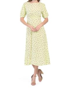 Image of sale on Beline Luda Floral Print Midi Dress