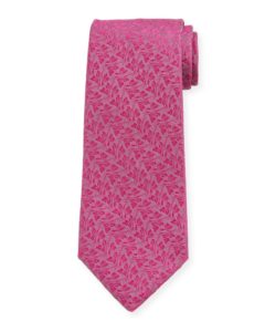 Image of sale on Men’s Large Flowers Silk Tie