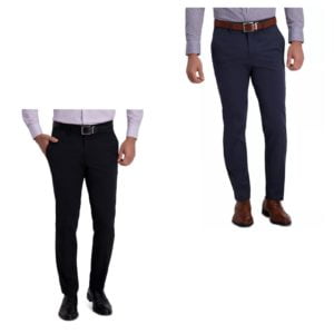 Image of sale on Slim-Fit Stretch Flex Waistband Dress Pants