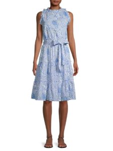 Image of sale on Ugyen Printed Tiered Dress