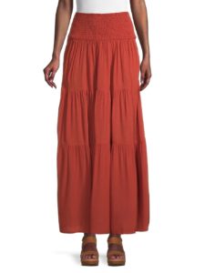 Image of sale on Shirred & Tiered Skirt