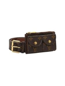 Image of sale on Ceinture Coated Canvas Pochette Belt Bag