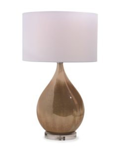 Image of sale on Ombre Ceramic Table Lamp With Crystal Base