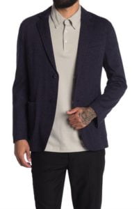 Image of sale on Solid Two Button Notch Lapel Blazer