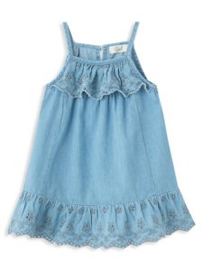 Image of sale on Baby Girl’s Embroidered-Ruffle Dress