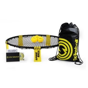 Image of sale on Spikeball 3 Ball Set. Includes playing net, 3 balls, drawstring bag and rule book