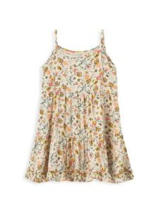 Image of sale on Little Girl’s & Girl’s Floral Ruffle Dress