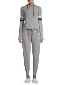 Image of sale on Monica 2-Piece Heathered Hoodie & Joggers Set