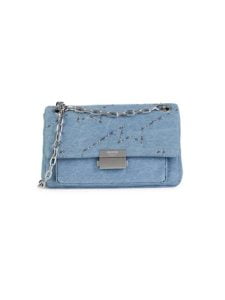 Image of sale on Ziggy Chain-Strap Denim Bag
