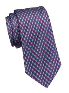Image of sale on Link-Print Silk Tie