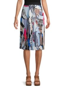 Image of sale on Pottery Abstract Pleated Skirt