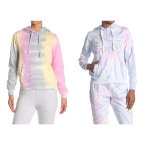 Image of sale on Tie-Dye Brushed Pullover Hoodie