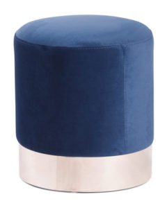 Image of sale on Elsa Velvet Round Ottoman