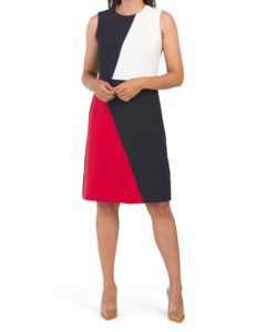 Image of sale on Color Block Sheath Dress