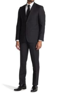 Image of sale on Charcoal Grey Slim Fit Notch Lapel Two-Button Suit