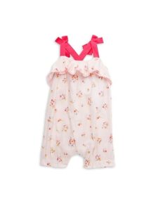Image of sale on Baby Girl’s Ruffle Floral Romper