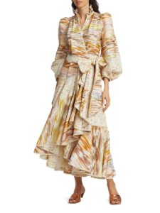 Image of sale on Stella Midi Wrap Dress