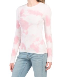 Image of sale on Long Sleeve Tie Dye Top