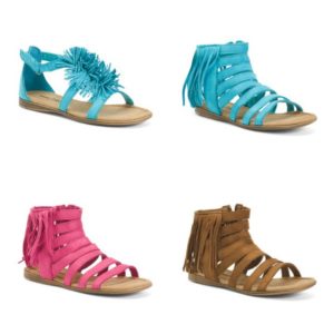 Image of sale on Girls FRINGE SANDALS