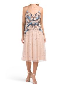 Image of sale on Beaded Tea Length Dress
