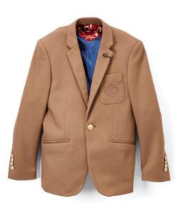 Image of sale on Camel Embroidery-Pocket Blazer – size 2-7