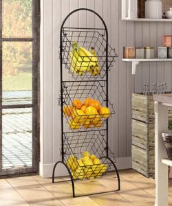 Image of sale on Three-Tier Basket Storage Rack