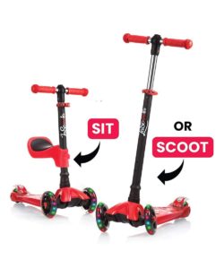 Image of sale on 2-in-1 Three-Wheel Kid Scooter