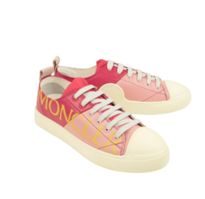 Image of sale on LEATHER ‘LINDA’ LOGO LOW TOP SNEAKERS – PINK