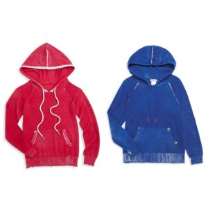 Image of sale on Little Girl’s & Girl’s Reversed Frayed Hoodie