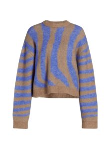 Image of sale on Cami Stripe Wool & Mohair-Blend Sweater