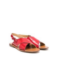 Image of sale on TEEN buckled leather sandals