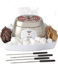 Image of sale on Electric Tabletop S’mores Maker for Indoors, 6 Piece Set