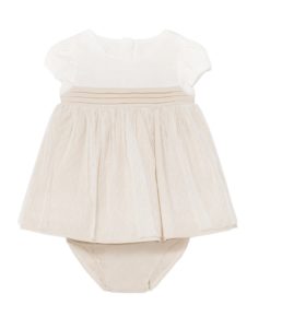 Image of sale on Girl’s Tulle Cotton-Blend Dress w/ Bloomers, Size 4-9M