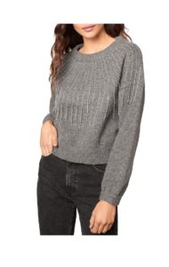 Image of sale on Embellished Fringed Sweater
