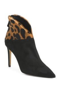 Image of sale on Pointy Toe Booties With Haircalf size 37-41