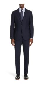 Image of sale on Milano Slim Fit Solid Wool Suit