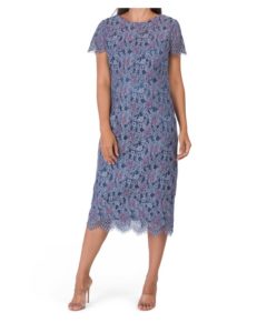 Image of sale on Embroidered Lace Sheath Dress